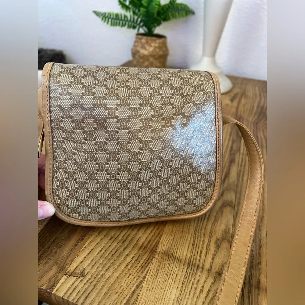 Celine Triomphe Macadam Mini Crossbody Bag - Picture 6 of 15